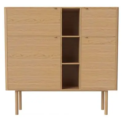 KOMODA YACHT WYSOKA DĄB OLEJOWANY BOLIA