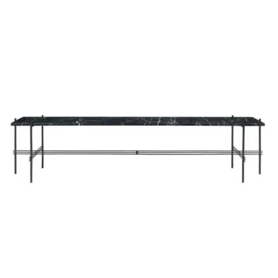 KONSOLA TS 180X40 CM CZARNY MARMUR GUBI