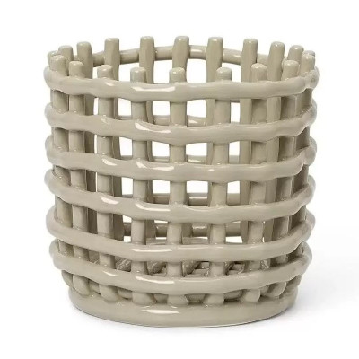 KOSZ CERAMICZNY MAŁY KASZMIROWY FERM LIVING
