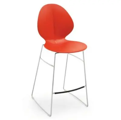 Krzesło Barowe Basil Cs-1354 Czerwone Calligaris