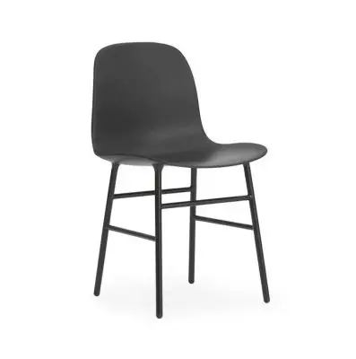 Krzesło Form Metalowa Podstawa Czarne Normann Copenhagen