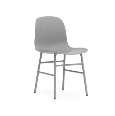 Krzesło Form Metalowa Podstawa Szare Normann Copenhagen