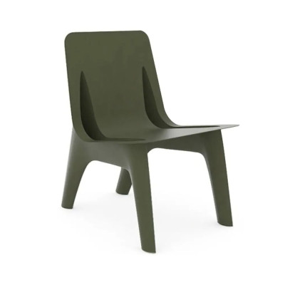KRZESŁO J-CHAIR LOUNGE ALU OLIWKOWE ZIETA