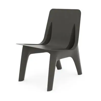 Krzesło J-Chair Lounge Alu Umbra Grey Zieta