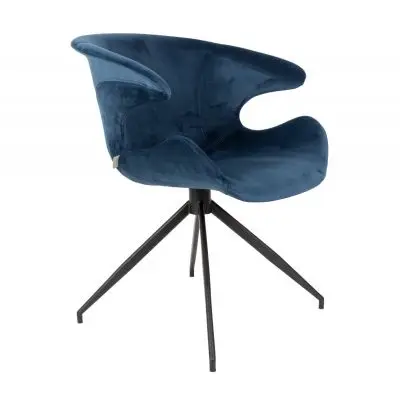 Krzesło Mia Niebieskie Zuiver
