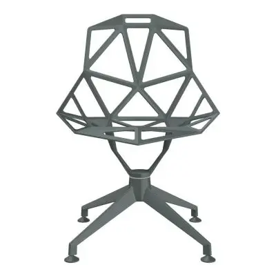 Krzesło obrotowe Chair One 4Star szaro-zielone MAGIS