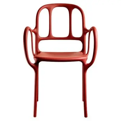 Krzesło Ogrodowe Mila Czerwone Magis