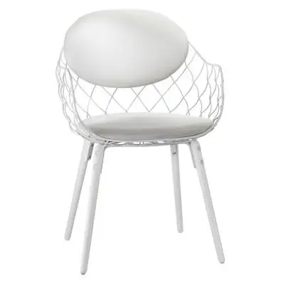 Krzesło Pina Tk. Steelcut 2 Białe Magis