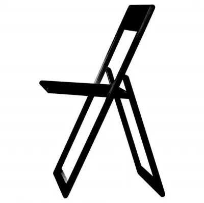 Krzesło Składane Aviva Czarne Magis