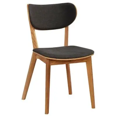 Krzesło Cato dąb-ciemnoszare Rowico