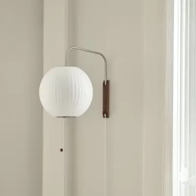 Kinkiet Nelson Ball Sconce Hay