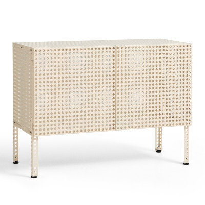 Komoda Perforated small złamana biel HAY