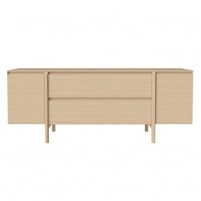 Komoda Daia z szufladami dąb bielony Bolia