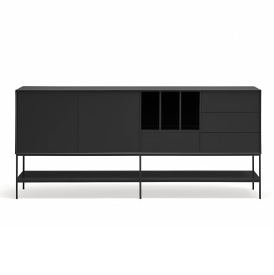 Komoda Platt 220 cm czarna Teulat