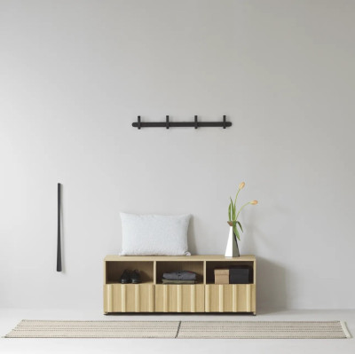 Rib Low hybrid oak chest of drawers Normann Copenhagen