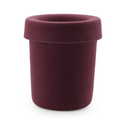 Kosz biurowy Hide burgundowy Normann Copenhagen