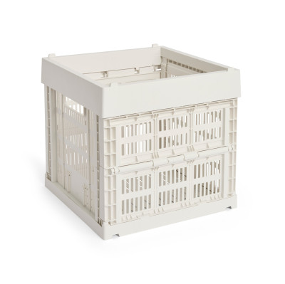 Skrzynka Colour Crate Cube złamana biel HAY