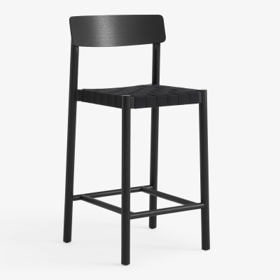 Krzesło Barowe Betty TK12 Black-Black Andtradition