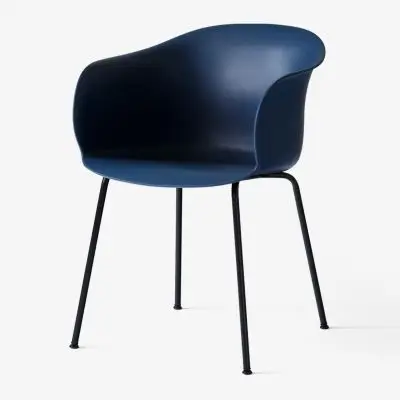 Krzesło Elefy JH28 niebieskie-czarne nogi Andtradition