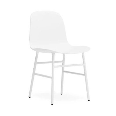 KRZESŁO FORM METALOWA PODSTAWA BIAŁE NORMANN COPENHAGEN