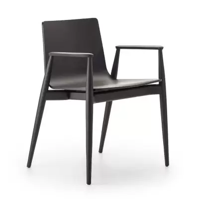 Krzesło Malmo 395 czarne Pedrali