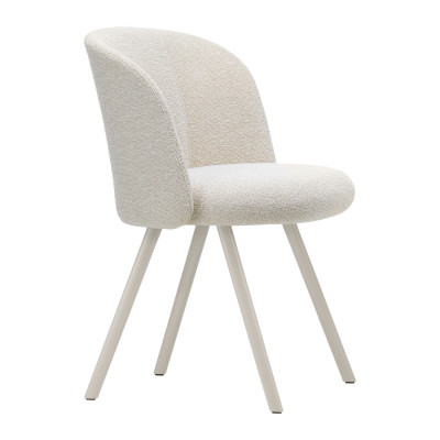 Postranní židle Mikado, křídový hliník – Nubia Ivory Pearl Vitra