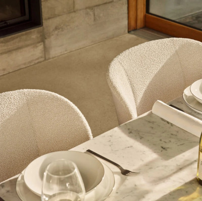 Postranní židle Mikado, křídový hliník – Nubia Ivory Pearl Vitra