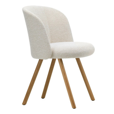 Postranní židle Mikado, přírodní dub – Nubia Ivory Pearl Vitra