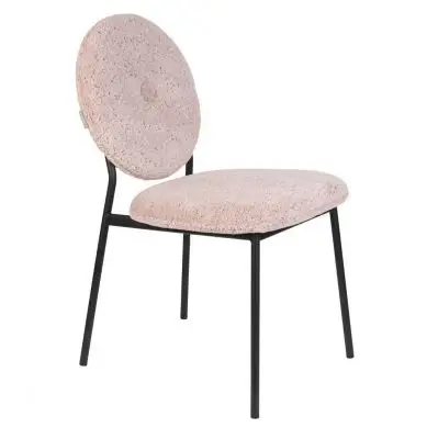 Krzesło Mist różowe Zuiver