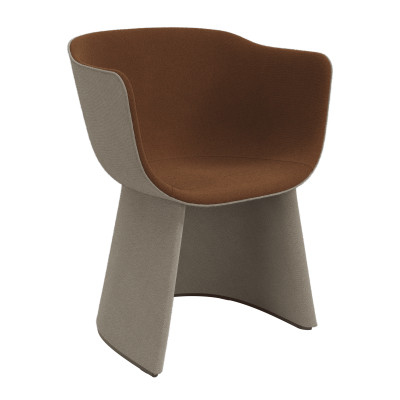 Krzesło Monolit CM220 Kasztanowo Beżowe Fritz Hansen