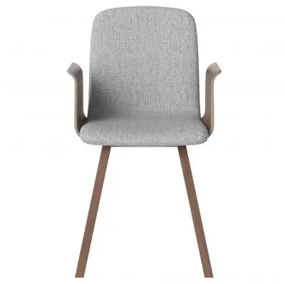 Krzes�o Palm orzech London, Light Grey Bolia