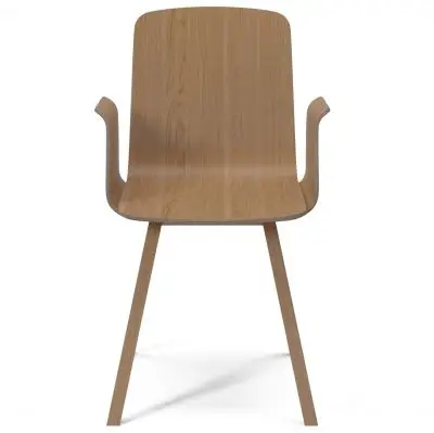 Krzes�o Palm z pod�okietnikami d�b olejowany Bolia