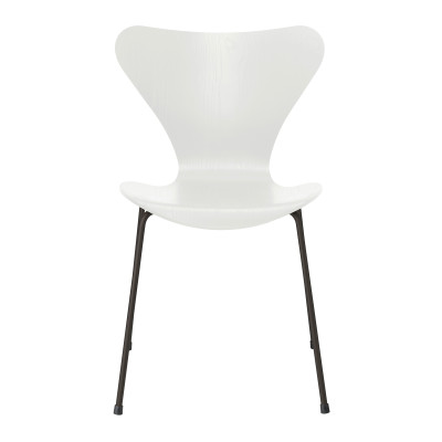 Krzesło Series 7 Fornir Barwiony Biały Fritz Hansen