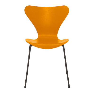 Krzesło Series 7 Fornir Barwiony Ciemnożółty Fritz Hansen
