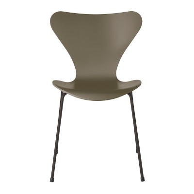 Krzesło Series 7 Fornir Lakierowany Oliwkowy Fritz Hansen