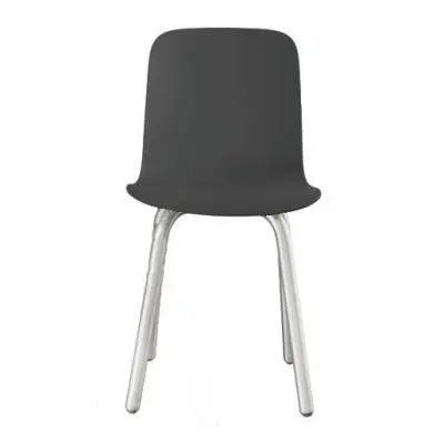 Krzesło Substance aluminiowa podstawa czarne Magis