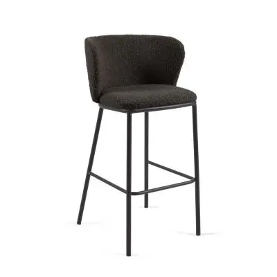 Krzesło barowe Ciselia czarne La Forma