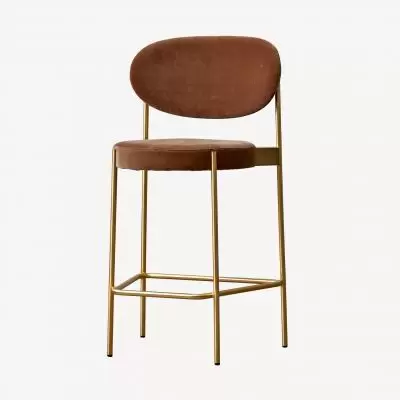 Krzesło barowe Series 430 mosiężna podstawa Verpan