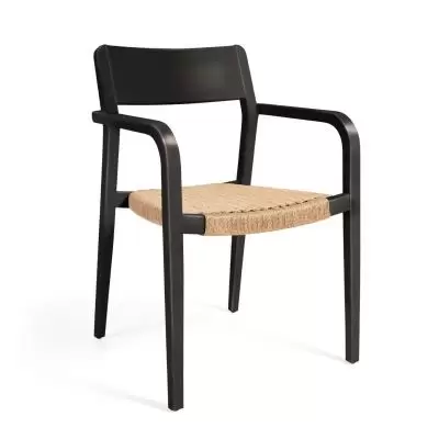 Krzesło ogrodowe Better czarne La Forma
