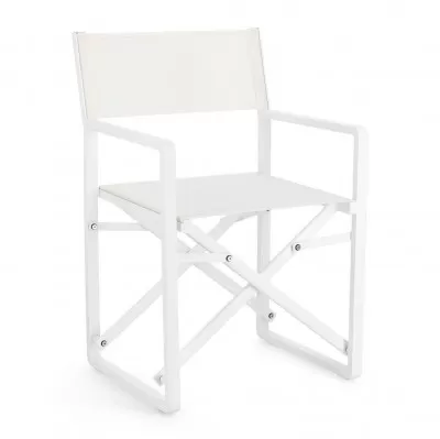 Krzesło ogrodowe Caro białe
