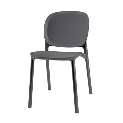 Krzesło ogrodowe Hug antracytowe Scab Design