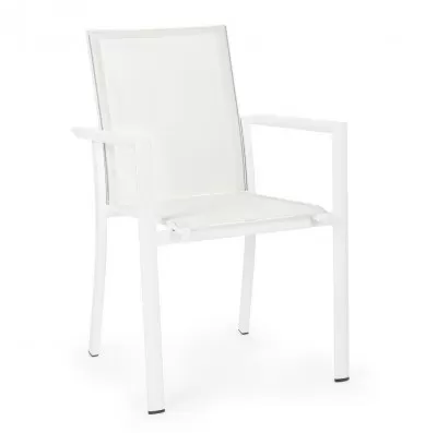Krzesło ogrodowe Kampi białe