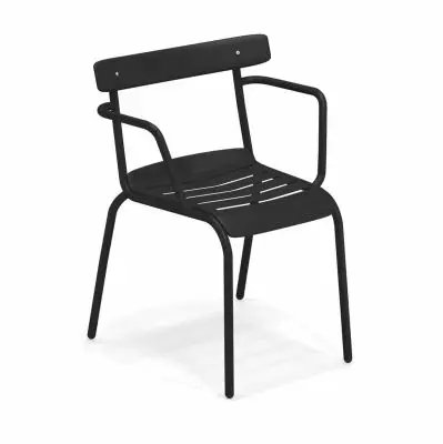 Krzesło ogrodowe Miky czarne Emu