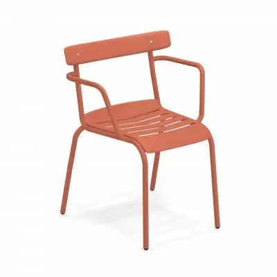 Krzesło ogrodowe Miky czerwone Emu