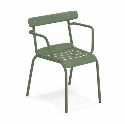 Krzesło ogrodowe Miky zielone Emu