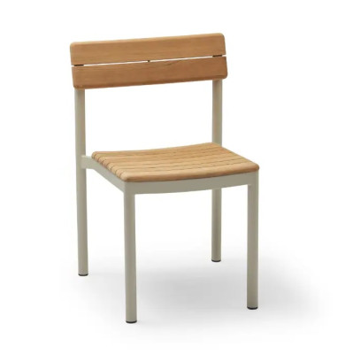 Krzesło ogrodowe Pelago kość słoniowa Skagerak