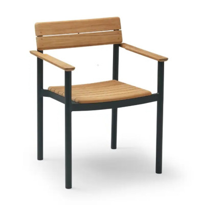 Krzes�o ogrodowe Pelago z pod�okietnikami zielone Skagerak