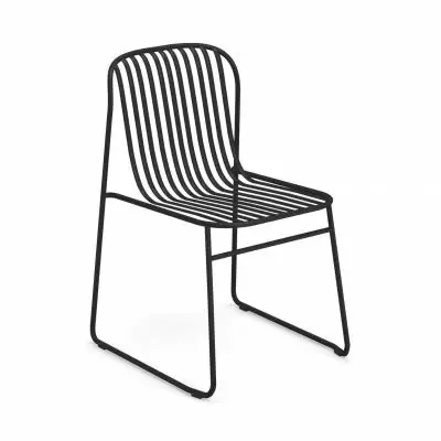 Krzesło ogrodowe Riviera czarne Emu