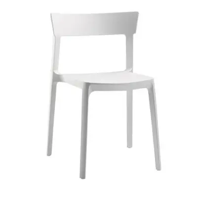 Krzesło ogrodowe Skin CS1391 białe Calligaris