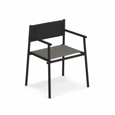 Krzesło ogrodowe Terramare czarne Emu